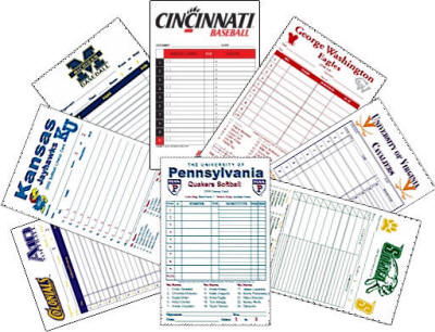 Baseball Lineup Cards